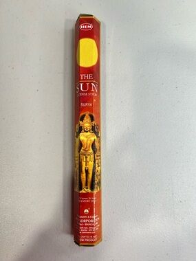 HEM Sun (Surya) Incense Sticks - Red & Gold Tube